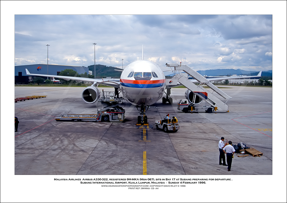 9M-MKA - Malaysia Airlines  Airbus A330-322  (Msn 067) - 03