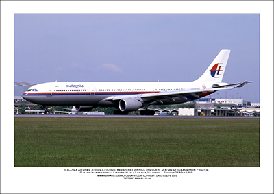 9M-MKC - Malaysia Airlines  Airbus A330-322  (Msn 069) - 01
