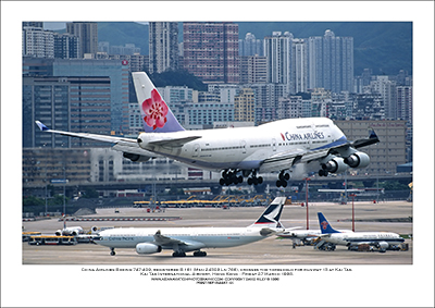 B-161- China Airlines Boeing 747-409  (Msn 24309 Ln 766) - 01
