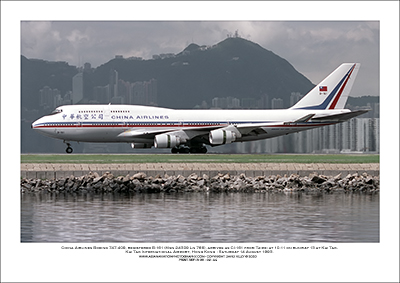 B-161- China Airlines Boeing 747-409  (Msn 24309 Ln 766) - 02
