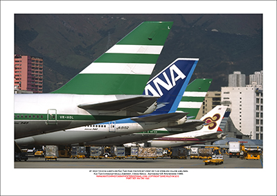 KAI TAK - At one time or another Kai Tak was visited by most of the worlds major airlines - 002