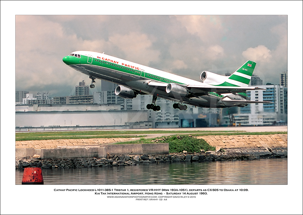 VR-HHY- Cathay Pacific  Lockheed L1011-385-1 Tristar 1  (Msn 193A-1051) - 02