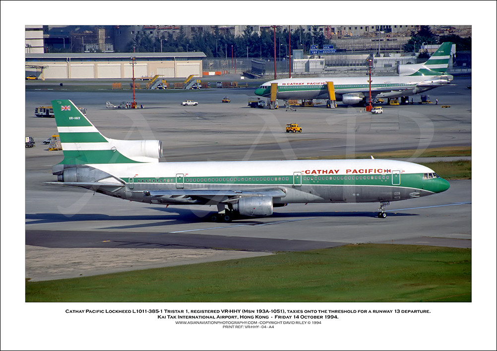 VR-HHY- Cathay Pacific  Lockheed L1011-385-1 Tristar 1  (Msn 193A-1051) - 04