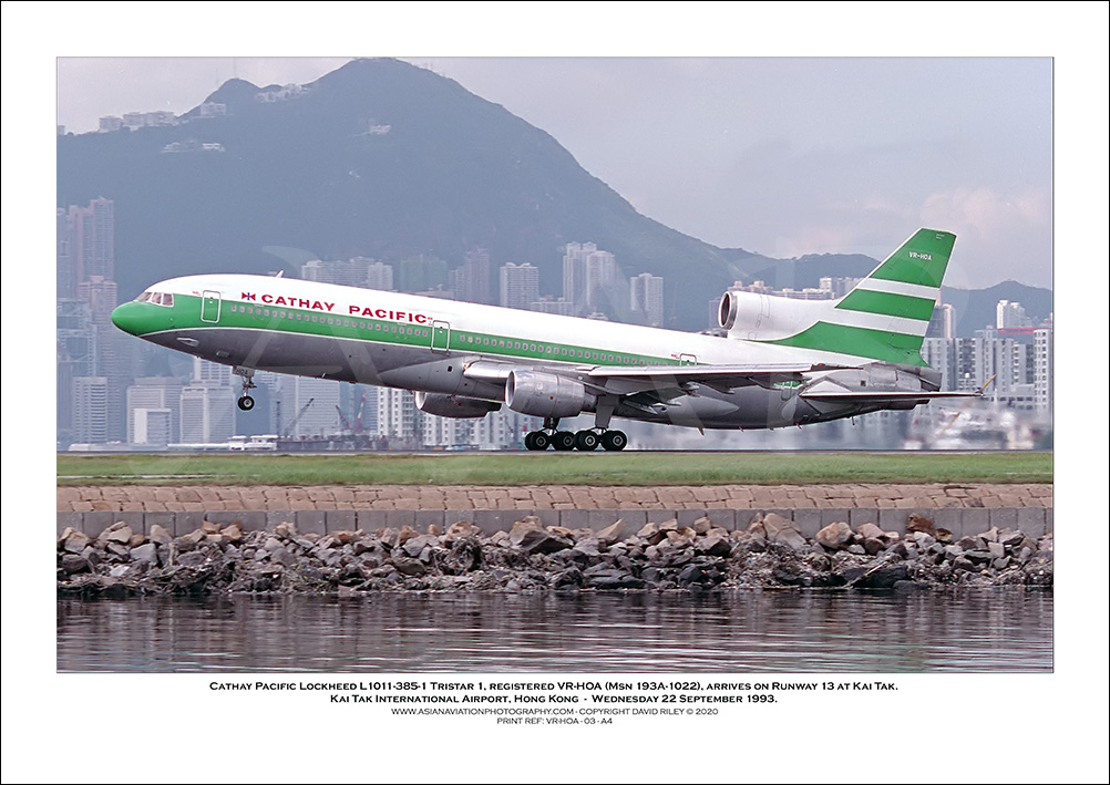 VR-HOA- Cathay Pacific  Lockheed L1011-385-1 Tristar 1 (Msn 193A-1022) - 03