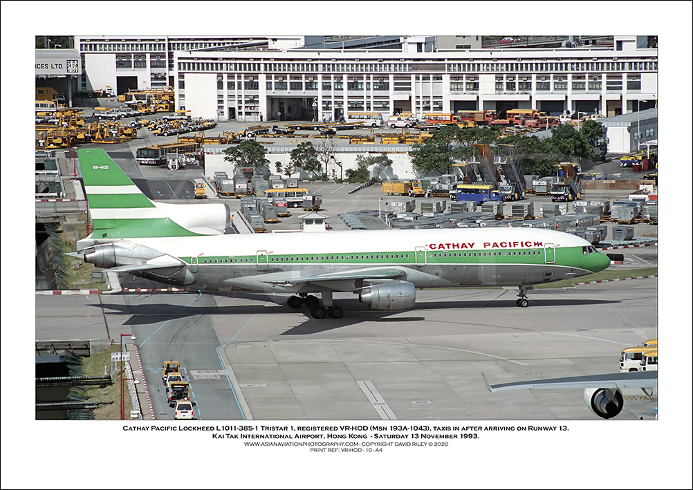 VR-HOD- Cathay Pacific  Lockheed L1011-385-1 Tristar 1 (Msn 193A-1043) - 10