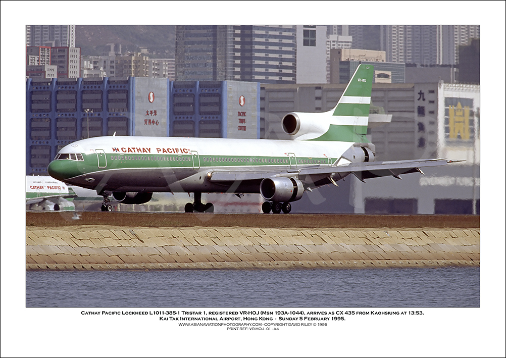 VR-HOJ - Cathay Pacific  Lockheed L1011-385-1 Tristar 1 (Msn 193A-1044) - 01
