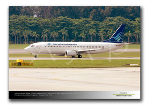 ASIA-004 - Garuda Indonesia  Boeing 737-4M0 - PK-GZG (Msn 29202 Ln 3025)