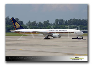 ASIA-007 - Singapore Airlines Boeing 777-212 ER - 9V-SRH (Msn 30866 Ln 343)