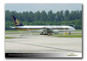 ASIA-009 - Singapore Airlines Boeing 777-212 ER - 9V-SRO (Msn 32321 Ln 447)