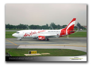 ASIA-014 - Air Asia  Boeing 737-3Y0 - 9M-AAA (Msn 24907 Ln 2013)