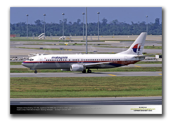 ASIA-016 - Malaysia Airlines Boeing 737-4H6 - 9M-MMS (Msn 27169 ILn 2450)