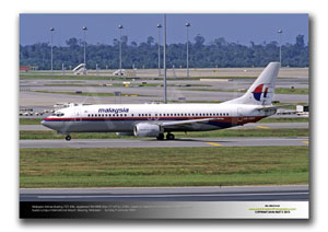 ASIA-016 - Malaysia Airlines Boeing 737-4H6 - 9M-MMS (Msn 27169 ILn 2450)