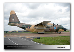 FFD-001 - Royal Jordanian Air Force Lockheed C130H Hercules - Serial 346 (Msn 382-4920)