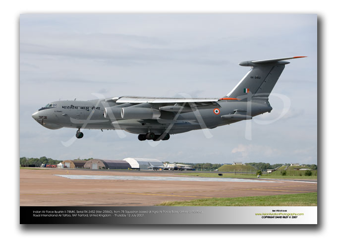 FFD-014 - Indian Air Force Ilyushin Il-78MKI - Serial RK-3452 (Msn 25860)