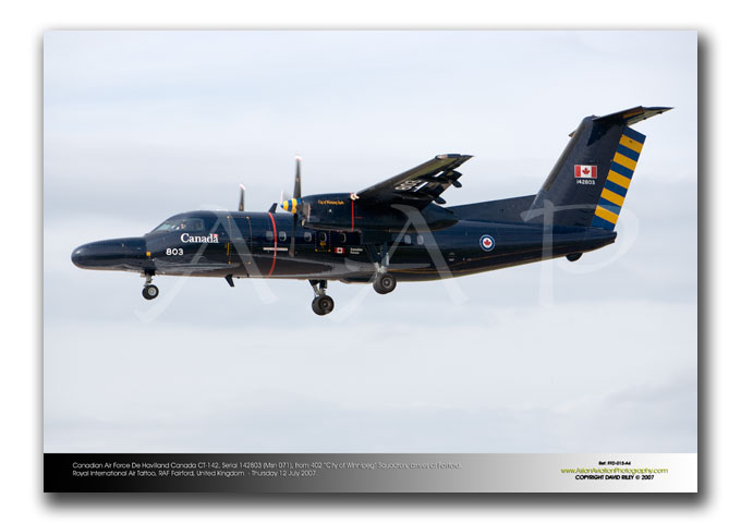 FFD-015 - Canadian Air Force De Havilland Canada CT-142 - Serial 142803 (Msn 071)