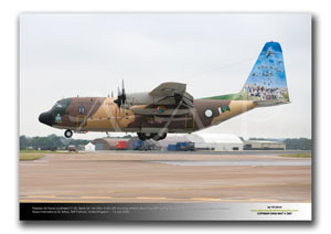 FFD-028 - Pakistan Air Force Lockheed C130 - Serial 64-144 (Msn 4144) with stunning artwork depicting airlift during the 2005 Pakistan earthquake