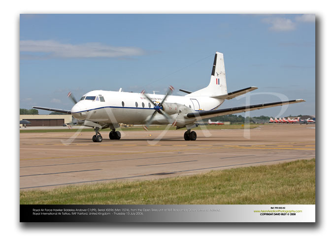 FFD-032 - Royal Air Force Hawker Siddeley Andover C1(PR) - Serial XS596 (Msn 1574)