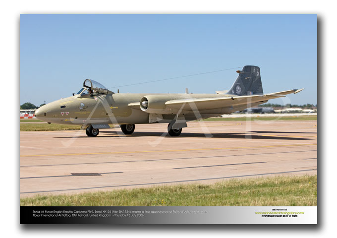 FFD-041 - Royal Air Force English Electric Canberra PR.9 - Serial XH134 (Msn SH.1724)