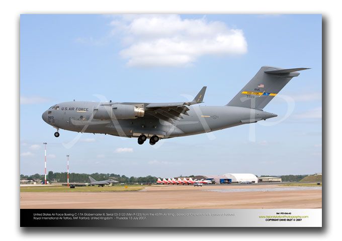 FFD-046 - United States Air Force Boeing C-17A Globemaster III - Serial 03-3123 (Msn P-123)