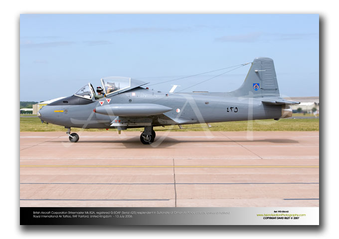 FFD-054 - British Aircraft Corporation Strikemaster Mk.82A, registered G-SOAF (Serial 425) 