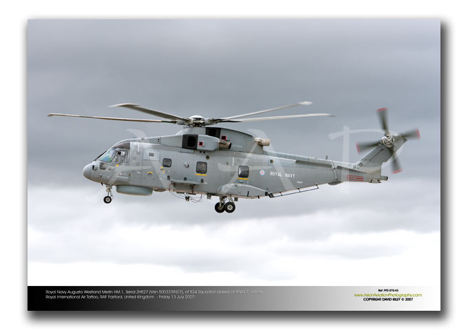 FFD-075 - Royal Navy Augusta Westland Merlin HM.1 - Serial ZH827 (Msn 50037/RN07)