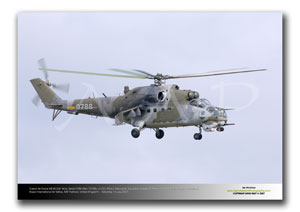 FFD-078 - Czech Air Force Mil Mi-24V Hind - Serial 0788 (Msn 73788)