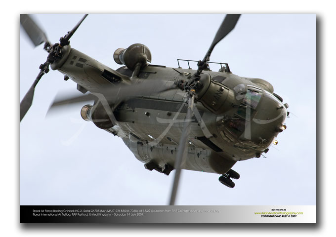 FFD-079 - Royal Air Force Boeing Chinook HC.2 - Serial ZA705 (Msn MA-017/B-835/M-7030)