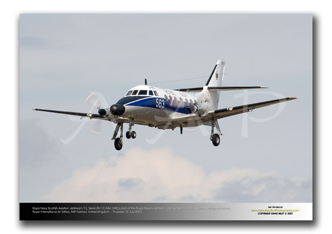 FFD-083 - Royal Navy Scottish Aviation HP-137 Jestream T2�s - Serial  ZA110 (Msn 248)