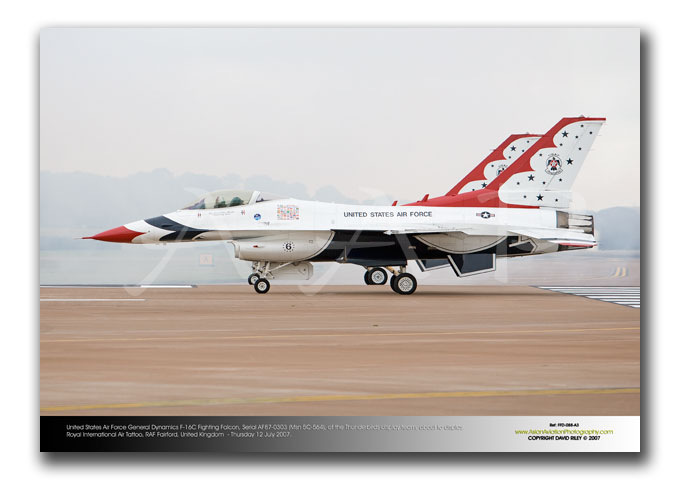 FFD-088 - United States Air Force General Dynamics F-16C Fighting Falcon, Serial AF87-0303 (Msn 5C-564)