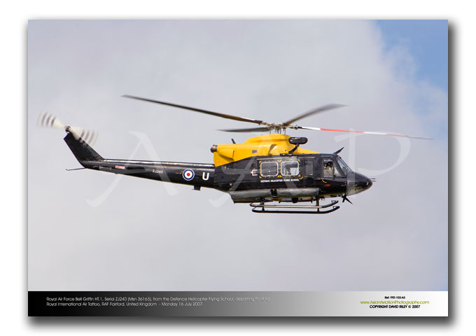 FFD-103 - Royal Air Force Bell Griffin HT.1 - Serial ZJ240 (Msn 36163)