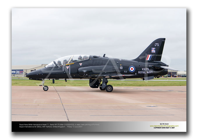 FFD-106 - Royal Navy British Aerospace Hawk T.1 - Serial XX175 (Msn 312022/022)