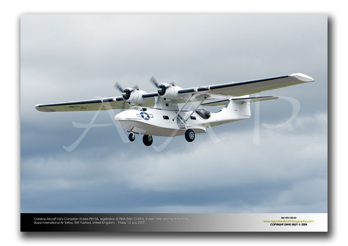 FFD-109 - Catalina Aircraft Ltd�s Canadian Vickers PBY-5A - registration G-PBYA (Msn CV283)