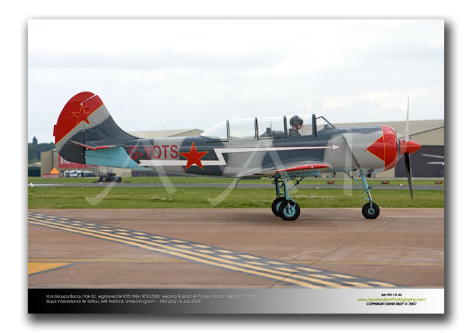 FFD-131 - Yots Group�s Bacau Yak-52 - registered G-YOTS (Msn 9010308)