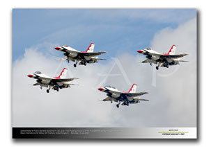 FFD-132 - United States Air Force General Dynamics F-16C and F-16D Fighting Falcons of the Thunderbirds