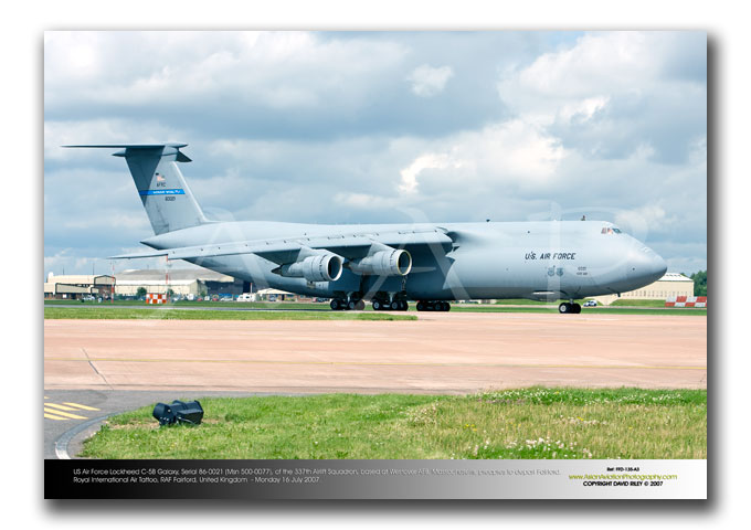 FFD-135 - US Air Force Lockheed C-5B Galaxy - Serial 86-0021 (Msn 500-0077)