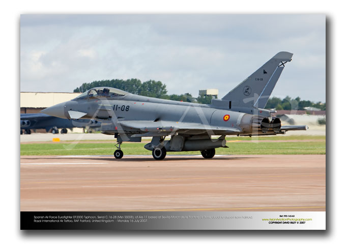 FFD-143 - Spanish Air Force Eurofighter EF2000 Typhoon - Serial C.16-28 (Msn SS008)