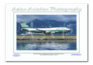 HK-014 - Cathay Pacific Boeing 747-467 - VR-HOW ( Msn 2511 Ln 873 )