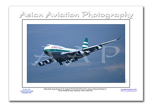 HK-016 - Cathay Pacific Boeing 747-467 - VR-HUB ( Msn 25873 Ln 937 )
