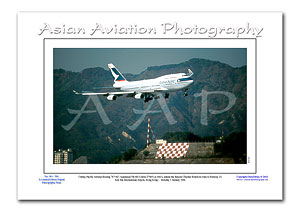 HK-021 - Cathay Pacific Boeing 747-467 - VR-HUJ ( Msn 27595 Ln 1061 )