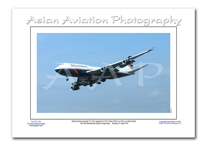 HK-069 - British Airways Boeing 747-436 - G-CIVC   ( Msn 25812 Ln 1022 )