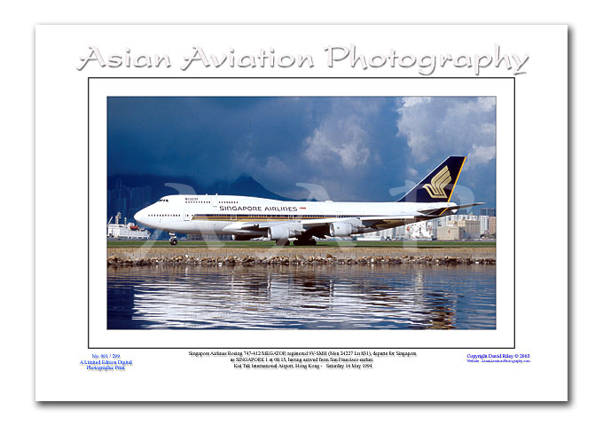 HK-077 - Singapore Airlines Boeing 747-412 Megatop - 9V-SMH ( Msn 24227 Ln 831 )