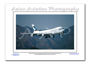 HK-093 - Cathay Pacific Boeing 747-267B - VR-HIC ( Msn 22429 Ln 493 )