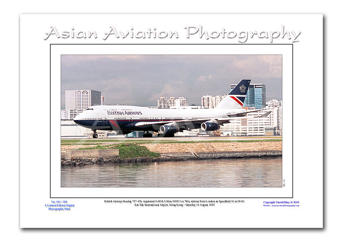 HK-115 - British Airways Boeing 747-436 - BNLI ( Msn 24051 Ln 784 )