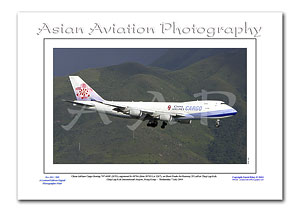 HK-145 - China Airlines Boeing 747-409F (SCD) - B-18706 ( Msn 30763 Ln 1267 )