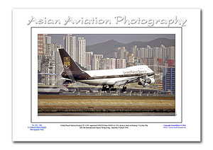 HK-175 - United Parcel Service Boeing 747-121F- N682UP ( Msn 20349 Ln 110 )