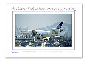 HK-180 - Continental Micronesia McDonnell Douglas DC-10-30 - N68041 ( Msn 46900 Ln 34 )