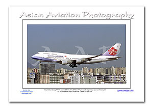 HK-181 - China Airlines Boeing 747-409 - B-164  ( Msn 24312 Ln 954 )