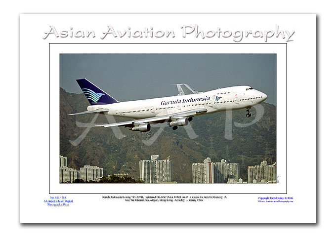 HK-182 - Garuda Indonesia Boeing 747-2U3B - PK-GSC ( Msn 22248 Ln 461 )