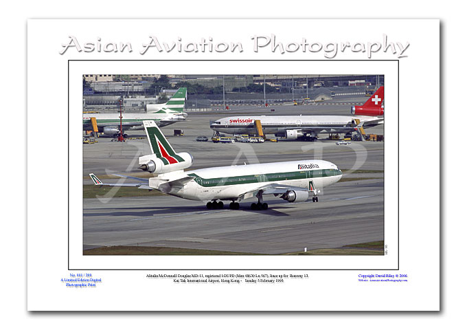 HK-185 - Alitalia McDonnell Douglas MD-11 - I-DUPD ( Msn 48630 Ln 567 )