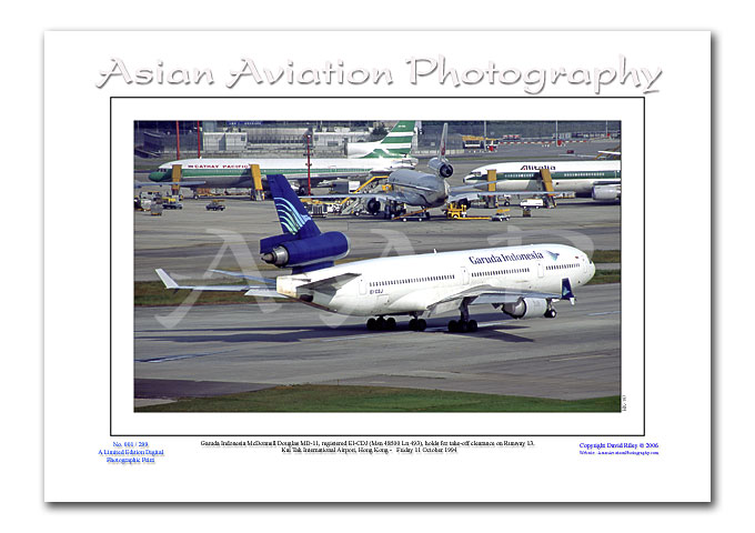 HK-187 - Garuda Indonesia McDonnell Douglas MD-11- EI-CDJ ( Msn 48500 Ln 493 )